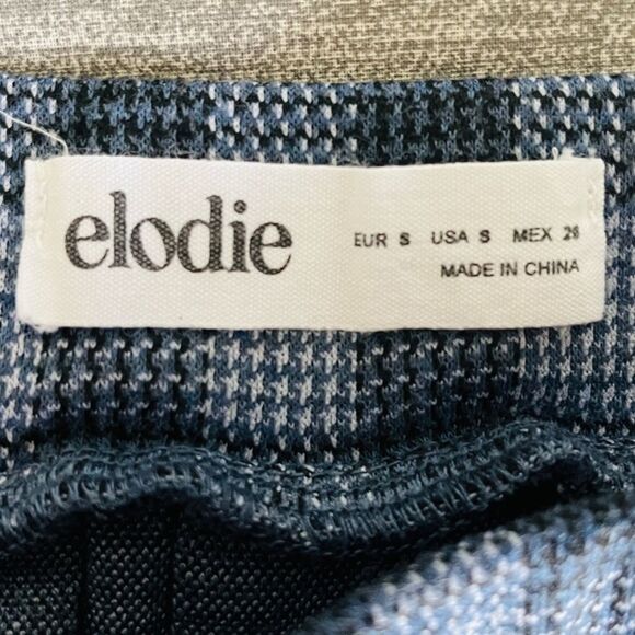 Elodie Plaid Pleated Preppy School Girl Mini Skirt Blue Size Small - Picture 4 of 7